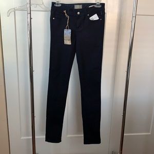 Paige black Peg Skinny Jeans, size 25”